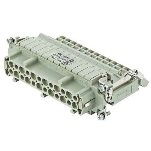09330244735 HARTING Han 24E Anschlussverteiler Buchseneinsatz (F) rechts Schraubanschluss, 24-polig+PE 500V, 16A -