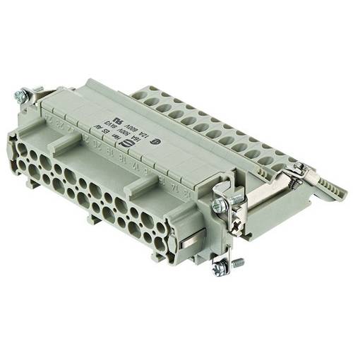 09330244739 HARTING Han 24ES Anschlussverteiler Buchseneinsatz (F) rechts Käfigzugfederanschluss, 24-polig+PE 500V,
