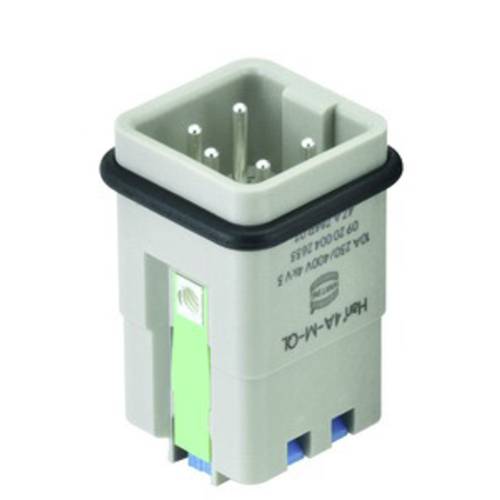 09200042633 HARTING Han 4A Stifteinsatz (M) Quick-Lock-Anschluss, 4-polig+PE 230V/400V, 10A - 1Stück