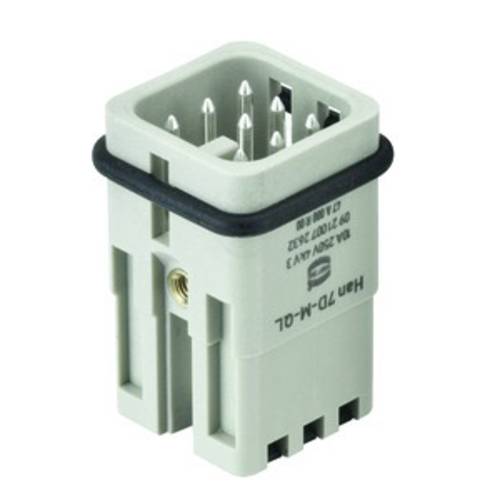 09210072632 HARTING Han 7D Stifteinsatz (M) Quick-Lock-Anschluss, 7-polig+PE 250V, 10A - 1Stück