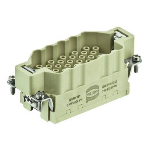 09320403001 HARTING Han 40EEE Stifteinsatz (M) Crimpanschluss, 40-polig+PE 500V, 16A - 1Stück