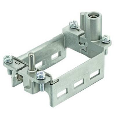 Metallhalterung mit mehreren Schrauben und Halterungen, geeignet für industrielle Anwendungen oder Geräteinstallationen.