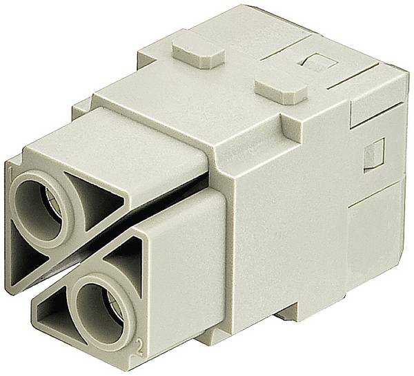 HARTING Han 100 Ampere Modul Buchseneinsatz (F) Axialschraubanschluss, 2-polig 1000V, 100A - 1 Stück