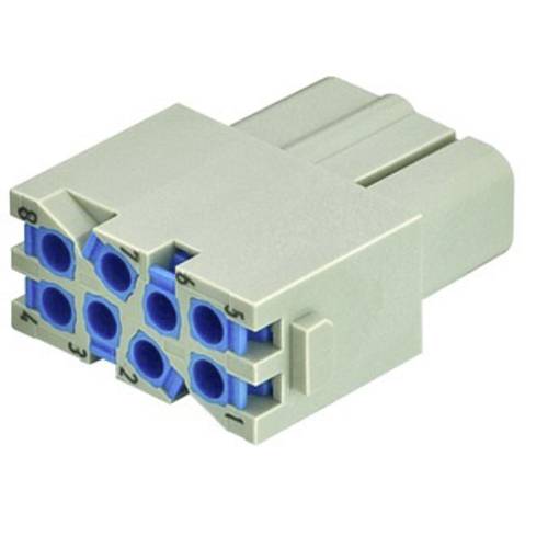09140082733 HARTING Han EE Modul Buchseneinsatz (F) Quick-Lock-Anschluss, 8-polig 400V, 16A - 1Stück