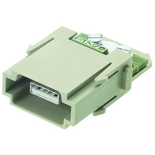 Thumbnail - 09140014651 HARTING Han USB 2.0 Modul für Schraubanschluss Stifteinsatz (M) Schraubanschluss, 4-polig 50V, 1A - 1 Stück