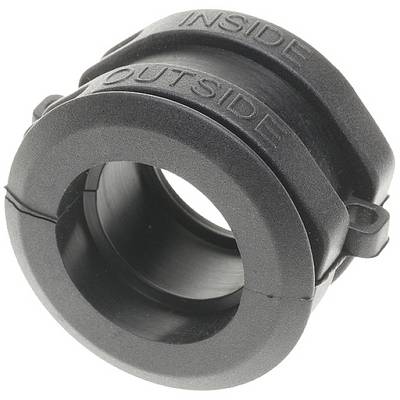 Zylindrisches Plastikteil mit den Markierungen 'INSIDE' und 'OUTSIDE', vermutlich ein Verbindungsstück oder eine Kabeldurchführung.