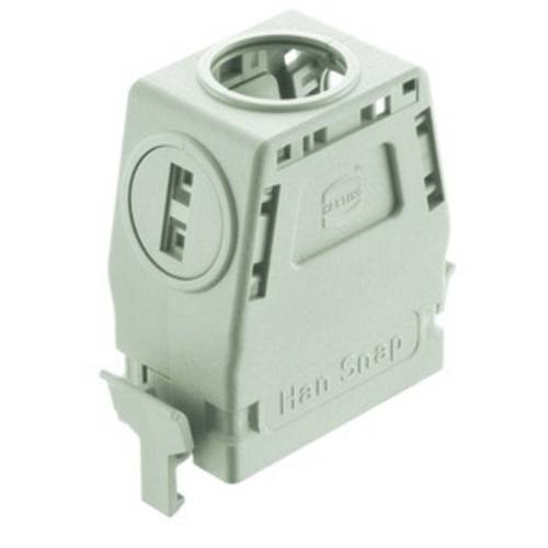 09330100401 HARTING Snap Schalengehäuse Baugröße 10B, Oberteil Version 1 mit Zugentlastung mittels Kabelbinder passend