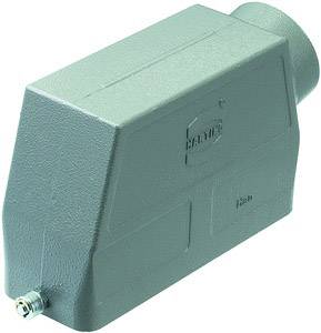 Ein grünes, rechteckiges elektronisches Gerät mit einem Anschluss vorne. Es hat einen zylindrischen Teil hinten, möglicherweise ein Adapter.