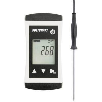 Digitalthermometer mit einem Display, das '26,8 °C' anzeigt, und einer angeschlossenen Sonde zur Temperaturmessung.