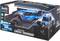 Verpackung eines blauen Revell Monstertrucks 'Cross Thunder', 2,4 GHz Steuerung, Geschwindigkeit bis zu 50 km/h, ab 8 Jahren.