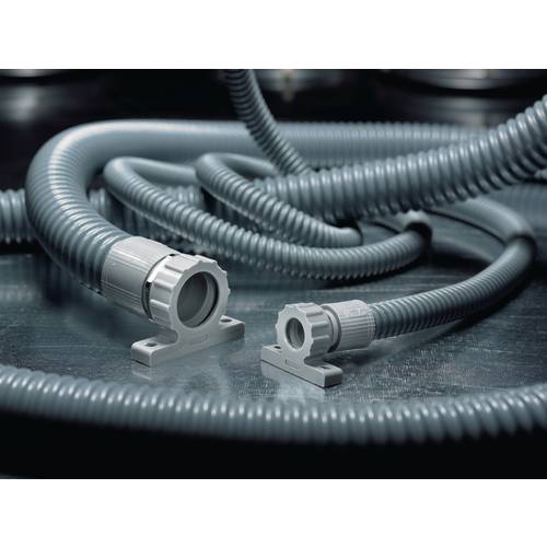 Thumbnail - HellermannTyton 167-00211 FG17-PVC/ST-GY Schutzschlauch Grau 13 mm 10 m