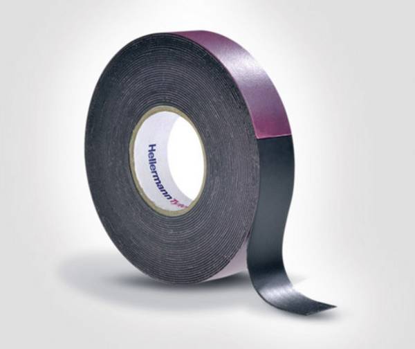 HellermannTyton HTAPE-POWER600-19x6.7-NR-BK (6.7) 711-10200 Klebeband   (L x B) 6.7 m x 19 mm 1 St.