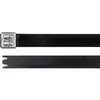 HellermannTyton 111-00299 MBT14XHFC-SS316/SP-BK Kabelbinder 362 mm 12.30 mm Schwarz mit Kugelverschluss, UV-stabilisiert 1 St.