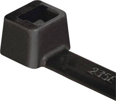 HellermannTyton 111-00124 T150M-PA66-BK Kabelbinder   Schwarz  25 St.