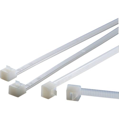 HellermannTyton 115-02000 RELK2M-PA66-BK Kabelbinder Schwarz 100 St.