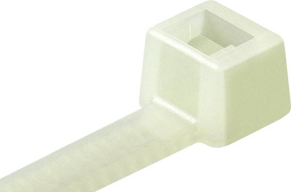 HellermannTyton 138-00022 UB200A-N-PA66-NA Kabelbinder 200 mm 2.50 mm Natur  100 St.
