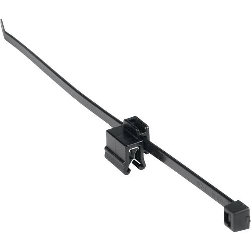 HellermannTyton 150-40581 T50ROSEC5B-PA66HS/PA66HIRHS-BK Kabelbinder 200 mm 4.60 mm Schwarz mit Spreizanker 500 St.