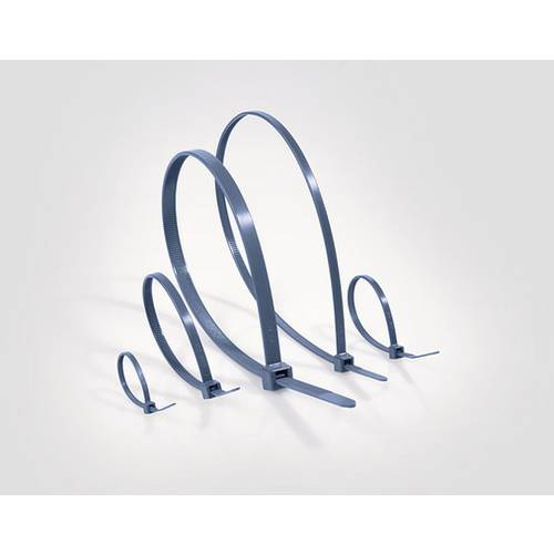 HellermannTyton 111-01665 MCTPP30R-PPMP-BU Kabelbinder Blau 100 St.