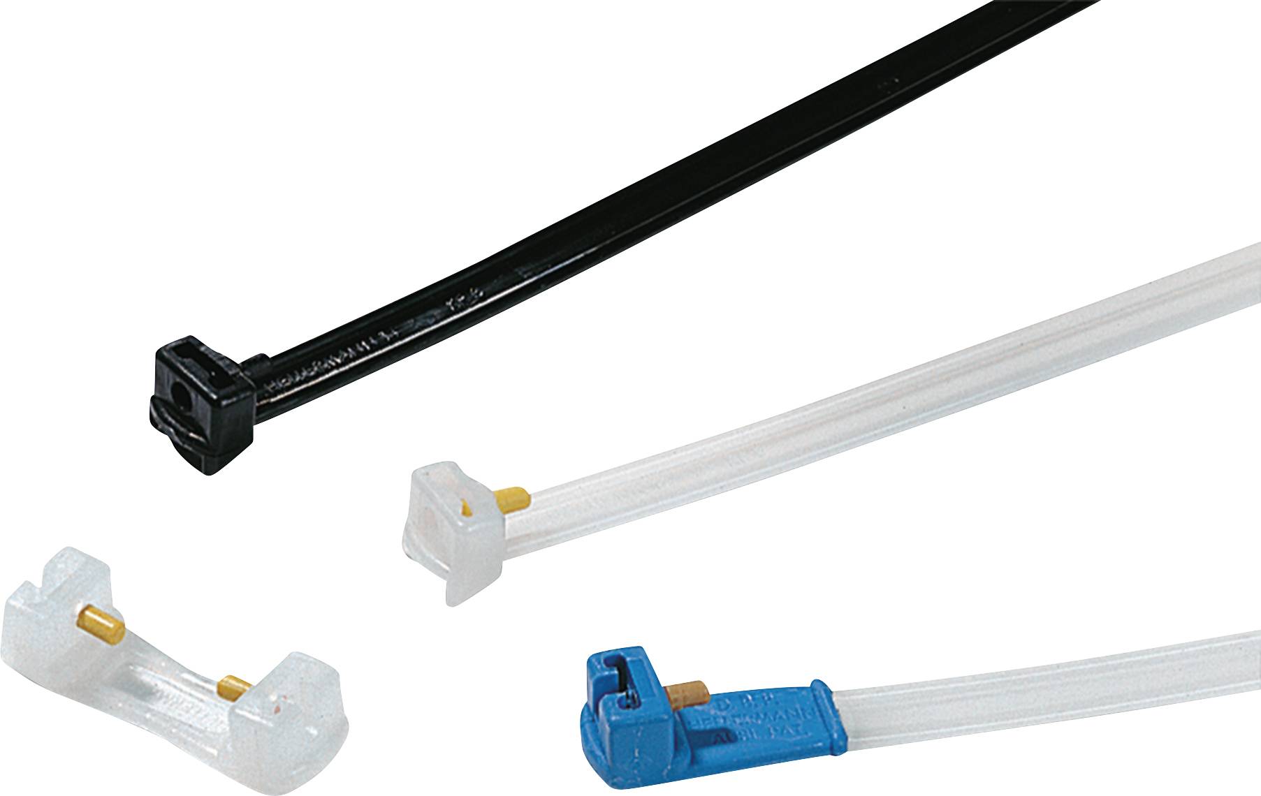 100 Stück Länge 450mm schwarz Breite 7,2mm InLine® Kabelbinder