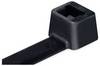 HellermannTyton 138-00027 UB160C-B-PA66-BK Kabelbinder 160 mm 4.60 mm Schwarz 100 St.
