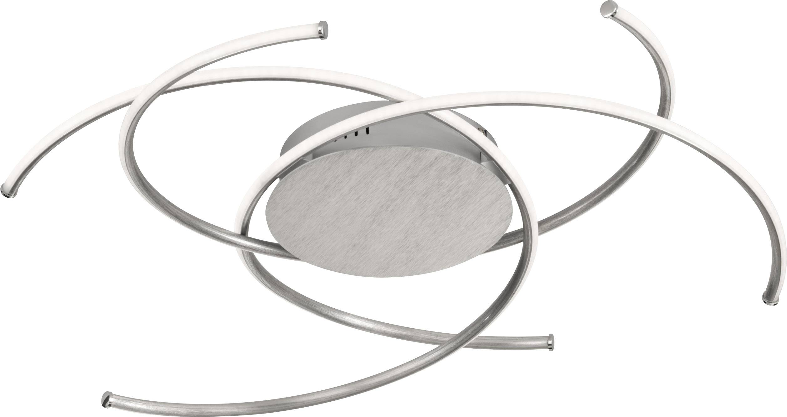 Integriert WOFI Deckenleuchte 18 W 30 x 30 cm Silber Aluminium
