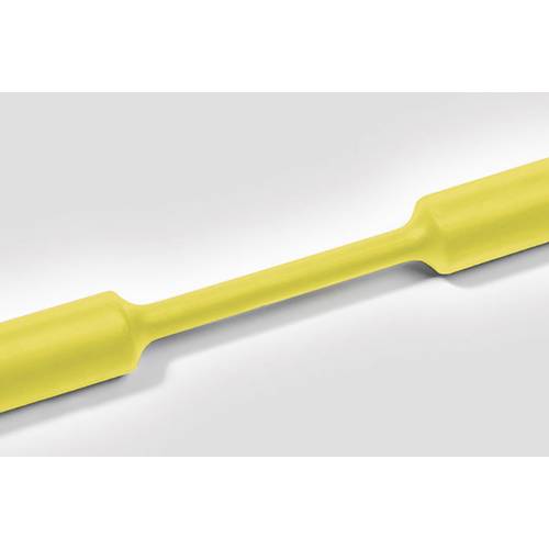 HellermannTyton 309-20954 Schrumpfschlauch ohne Kleber Gelb 9.50 mm 4.80 mm Schrumpfrate:2:1 Meterware