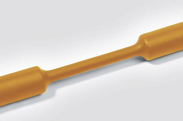 HellermannTyton 309-20483 Schrumpfschlauch ohne Kleber Orange 4.80 mm 2.40 mm Schrumpfrate:2:1 Meterware
