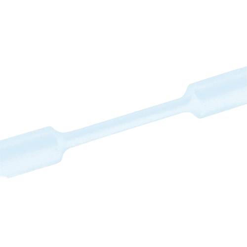 HellermannTyton 333-31203 Schrumpfschlauch ohne Kleber Transparent 12 mm 4 mm Schrumpfrate:3:1 Meterware
