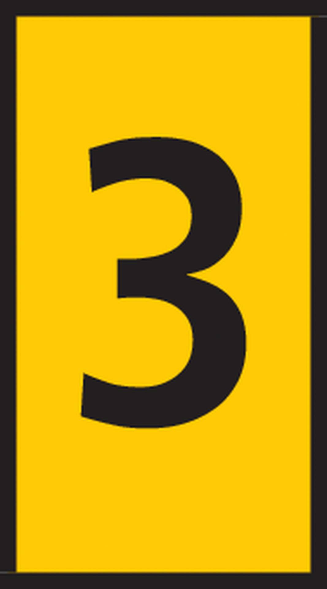 HellermannTyton 592-12063 CWML-3-260-YE-260-YE Kabel-Etikett