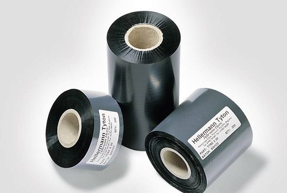 HellermannTyton 556-00161 TT822OUT8-PET-ML Farbband für Thermotransferdrucker Silber-Grau 1St.