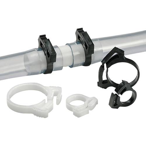 HellermannTyton SNP2-PA66GF13-BK Befestigungsschelle 192-10020 Bündel-Ø-Bereich 9.30 bis 10.50 mm 1 St.