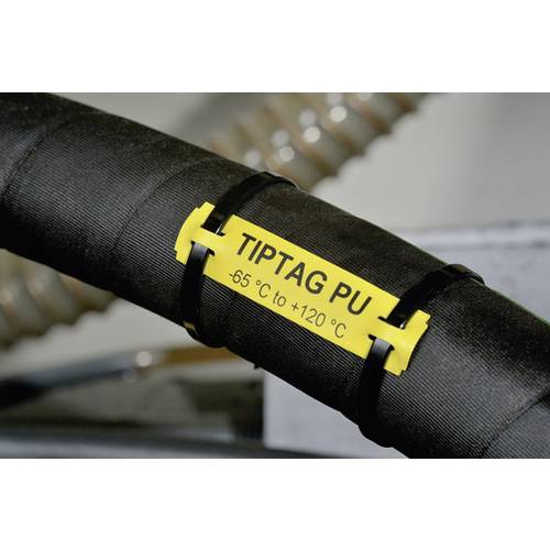 Thumbnail - HellermannTyton TTAGPU15X65YE-PUR-YE (190) Zeichenträger 556-25011