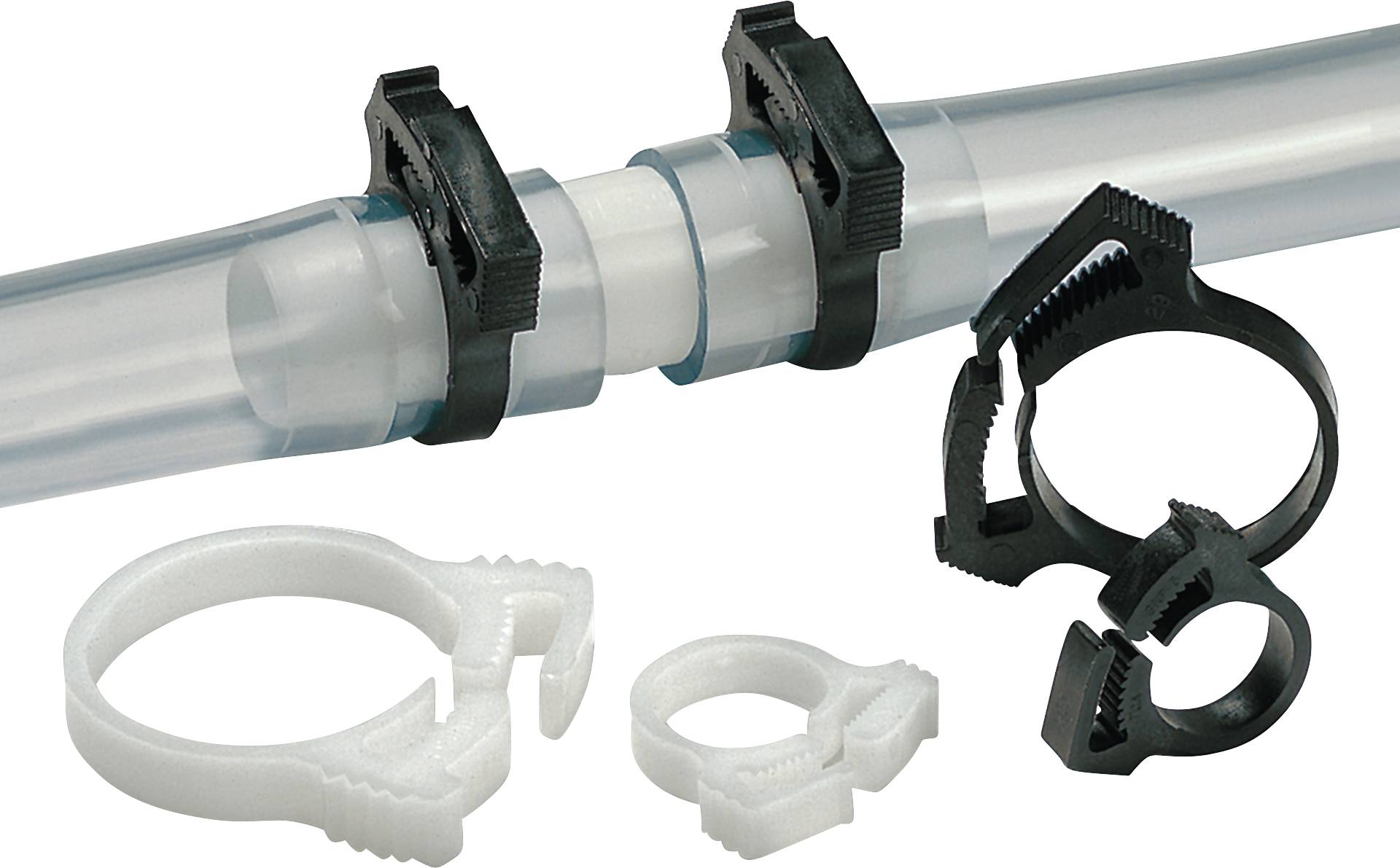 Hellermann SNP6 E -POM-NA 500 Befestigungsschelle natur 191-10069