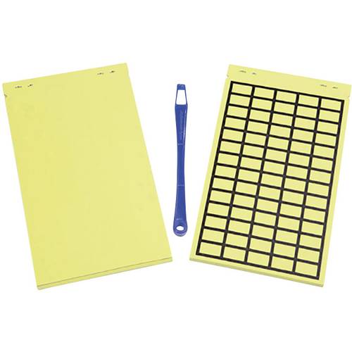 HellermannTyton 598-12227 TAG122B-270-YE-270-YE Etikett für Laserbedruckung