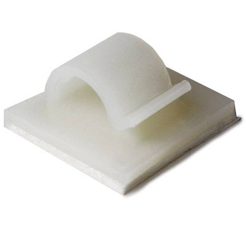 HellermannTyton RB8-PA66-BK Klebesockel selbstklebend 151-13601 Bündel-Ø (Fest)=8 mm Schwarz 2 St.