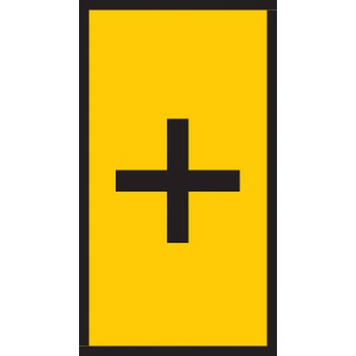 HellermannTyton 592-11070 CWMS-+-260-YE-260-YE Kabel-Etikett