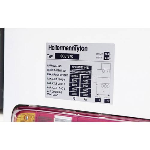 Thumbnail - HellermannTyton 596-42951 TAG63.5-50.8TD1-951 SET-951-ML Etikett für Laserbedruckung