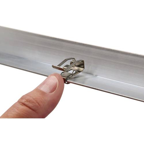 HellermannTyton MSC2-SS304-ML Kantenclip 151-00982 1 St.