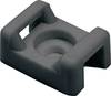 HellermannTyton CTM1-PA66-BK Befestigungssockel schraubbar, nieten 151-30400 Schwarz 1 St.