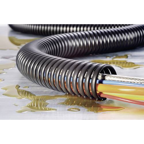 HellermannTyton 162-10400 SPS40-PP-BK Spiralschlauch Schwarz 1 m
