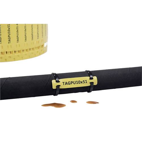 HellermannTyton 556-80504 TAGPU20X51-4WH-PUR-WH Leitermarkierer 1000 St.