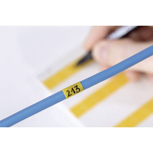 HellermannTyton 598-14029 HSMB-C2-1402-YE-1402-CL/YE Etiketten-Kabellaminierer Gelb 1 St.