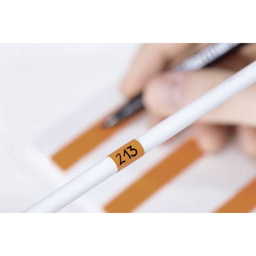 HellermannTyton 598-14022 HSMB-C1-1402-OG-1402-CL/OG Etiketten-Kabellaminierer Orange 1 St.