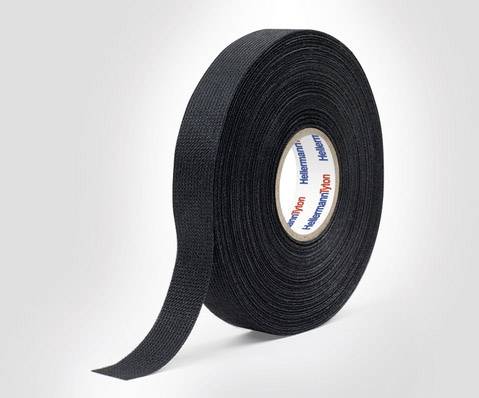 HellermannTyton HTAPE-PROTECT300-PET-BK 712-10001 Isolierband (L x B) 25 m x 19 mm 1 St.