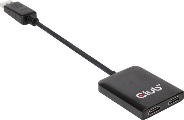 Club3D Multi Streaming Transport Hub 1xDP->2xHDMI
