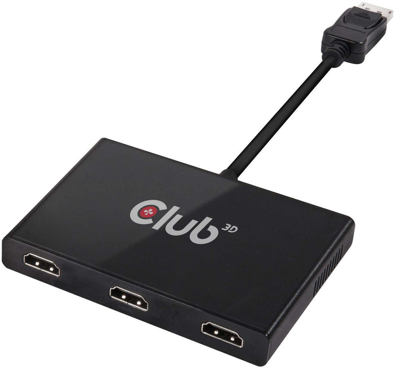 Club3D Multi Streaming Transport Hub 1xDP->3xHDMI