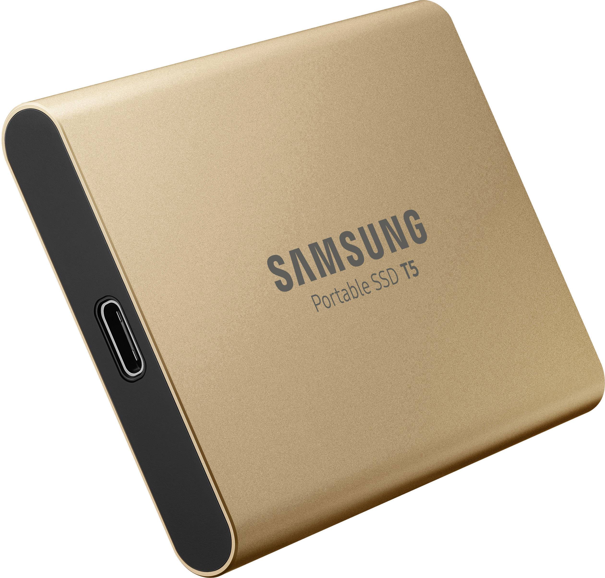 Samsung Portable T5 500 GB Externe SSD USB-C® (USB 3.2 Gen 2) Roségold MU-PA500G/EU-5