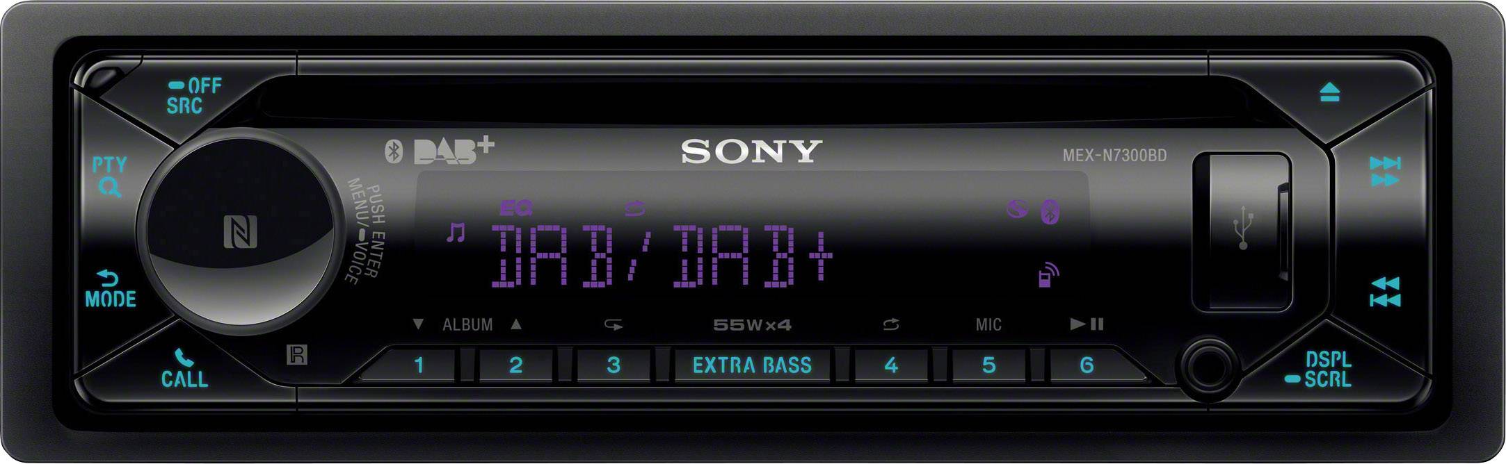 Sony MEX-N7300BD - Auto - Receiver (CD) - im Armaturenbrett - Einzel-DIN - 55 Watt x 4-13