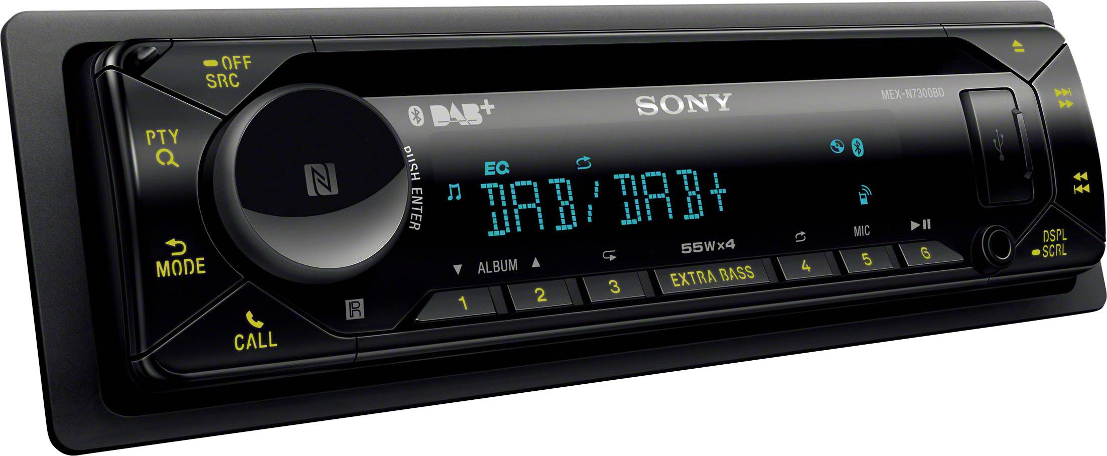 Sony MEX-N7300BD - Auto - Receiver (CD) - im Armaturenbrett - Einzel-DIN - 55 Watt x 4-15