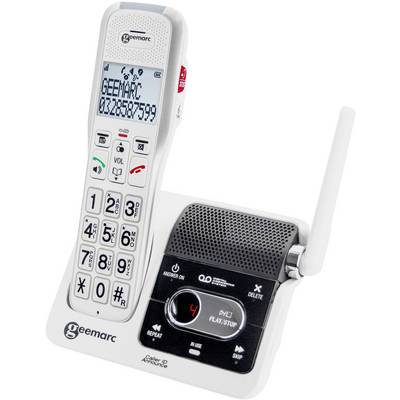Geemarc AmpliDECT 595 ULE Schwerhörigentelefon mit AB - Telefon - Anrufbeantworter